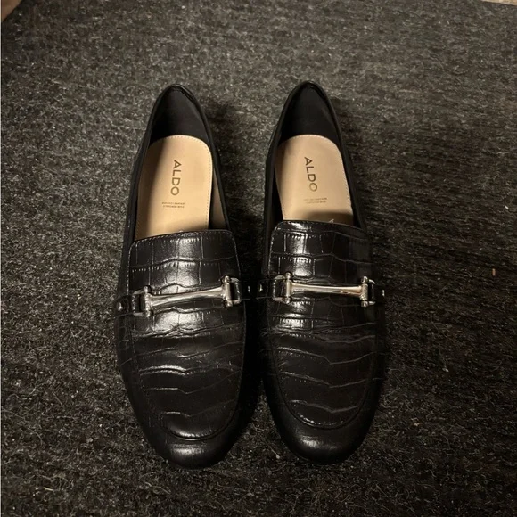Aldo | Shoes | Aldo Black Loafers Slipon Classic Design  display picture 1